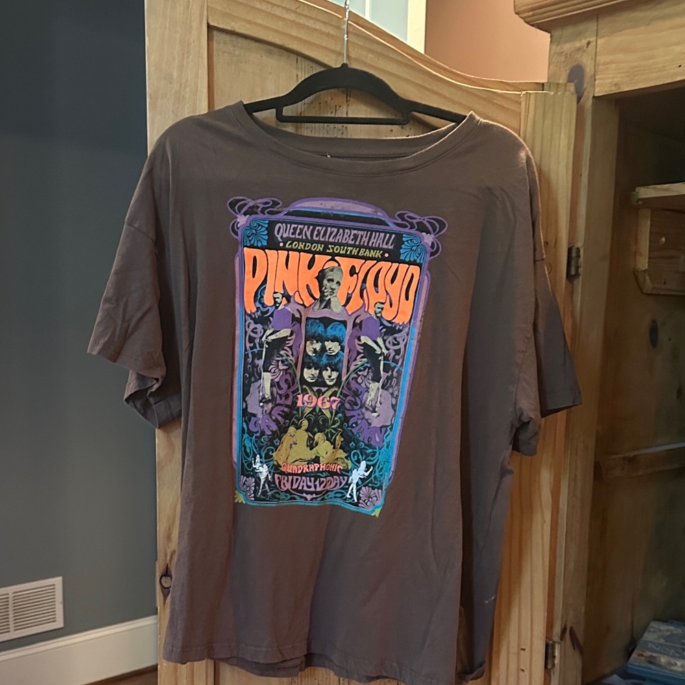 Pink Floyd 1967 Concert Tee - Brown